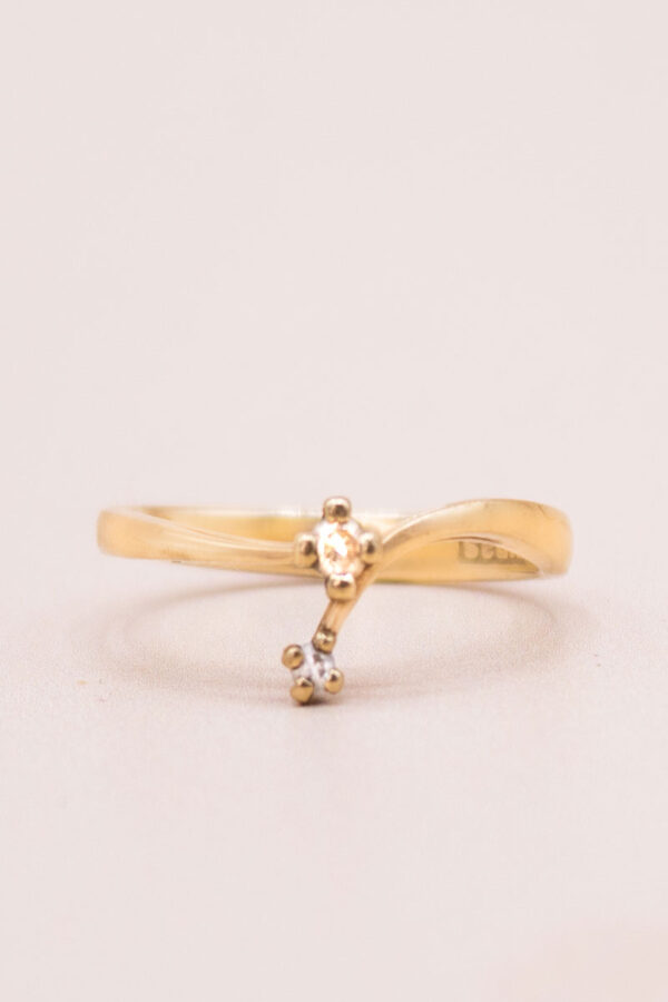 Junkyard-Gem-9ct-Gold-Diamond-Twig-Ring