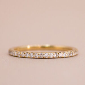 Junkyard Gem 18ct Gold Diamond Full Eternity Ring