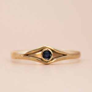 9ct Gold Sapphire Stacking Ring