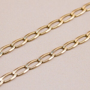 14ct Gold Oval-Link Chain 19.5"
