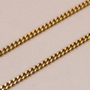 9ct Gold Curb Chain 20"