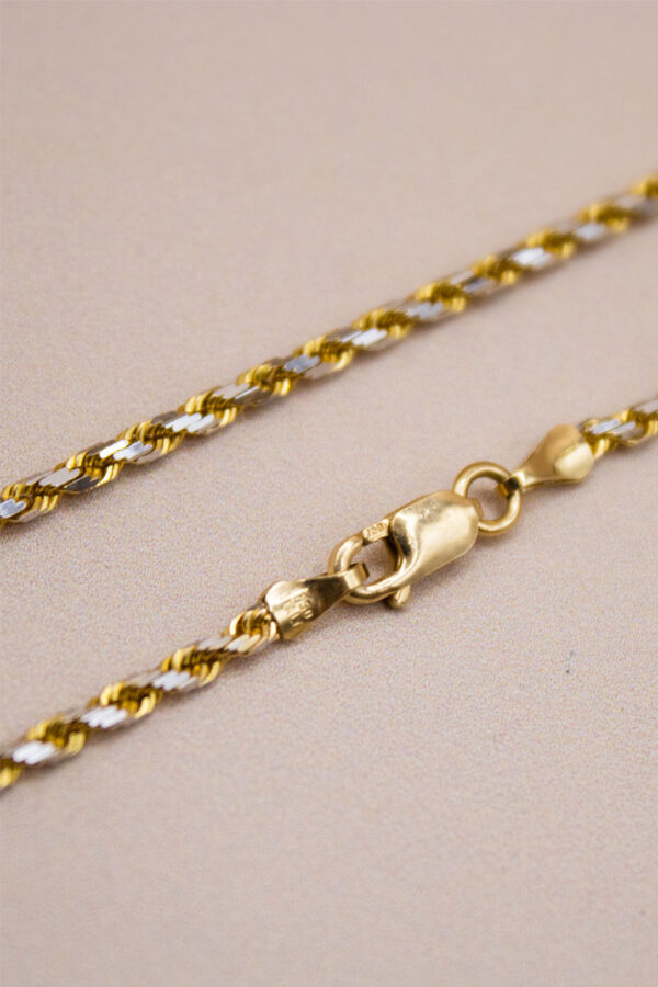 18ct Gold Rope Chain 16"